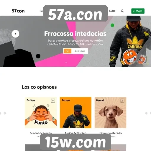 Recursos interativos do site 57a.con analisados